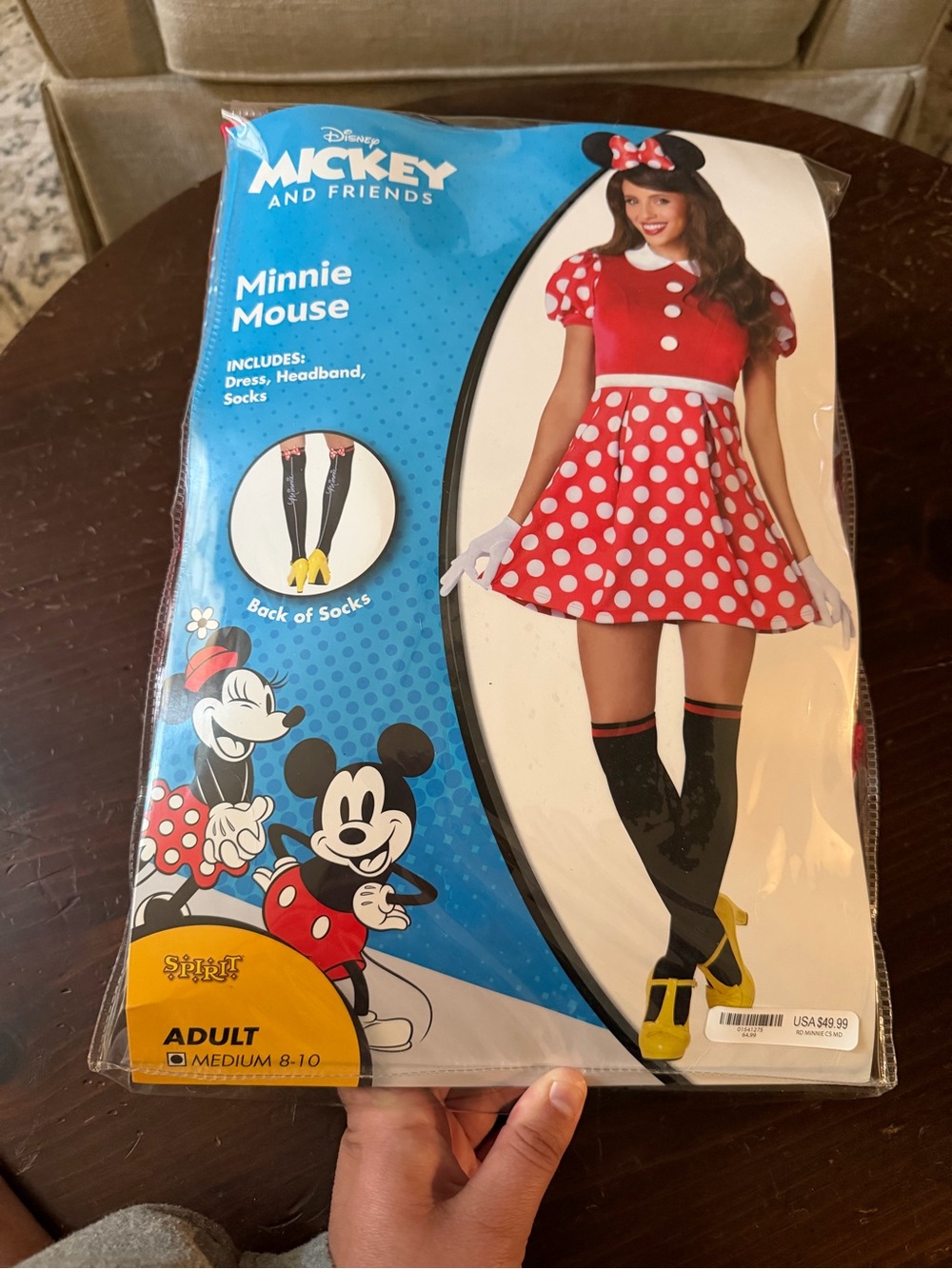 Disney Minnie Mouse Adult Medium Costume